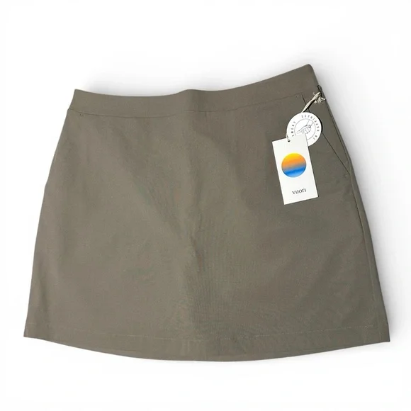 NWT Vuori Taupe Meta Skirt Size L - Picture 3 of 7
